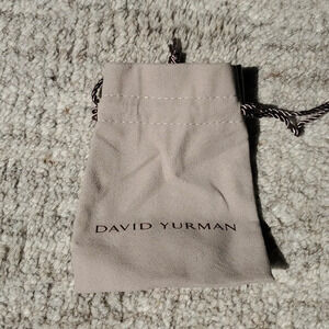 Authentic David Yurman bracelet gray travel pouch